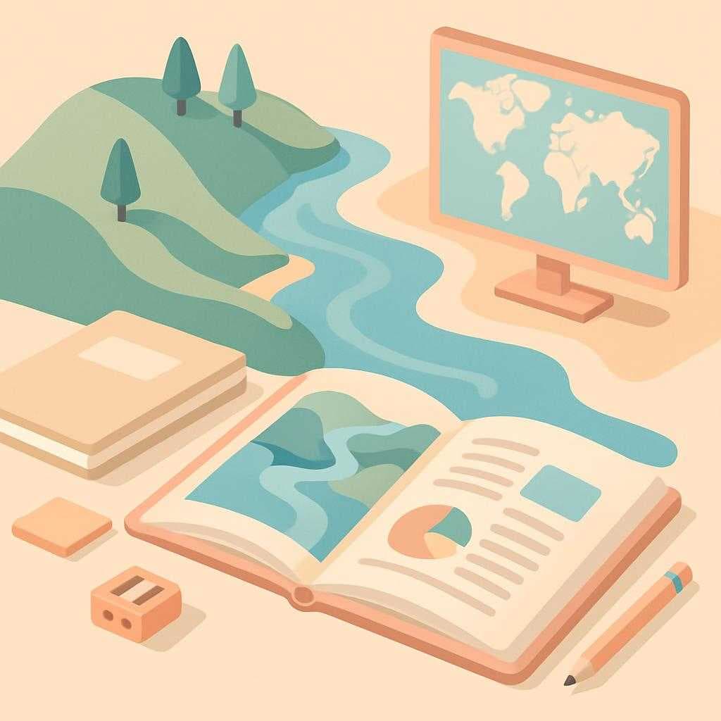 Navigating River Landscapes: A GCSE Geography Student's Guide to Exam Success